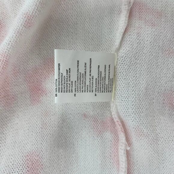 NWT Cloth By Design Oversized Sweater Pink White Tie-Dye Lightweight Size Small - Picture 12 of 12